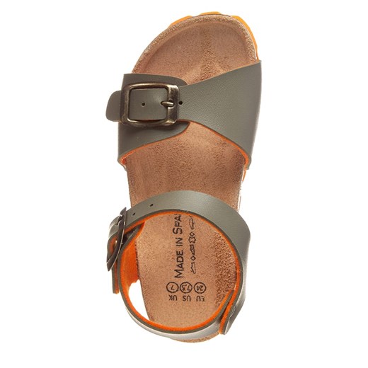 billowy Sandały w kolorze oliwkowo-pomarańczowym Billowy 28 wyprzedaż Limango Polska