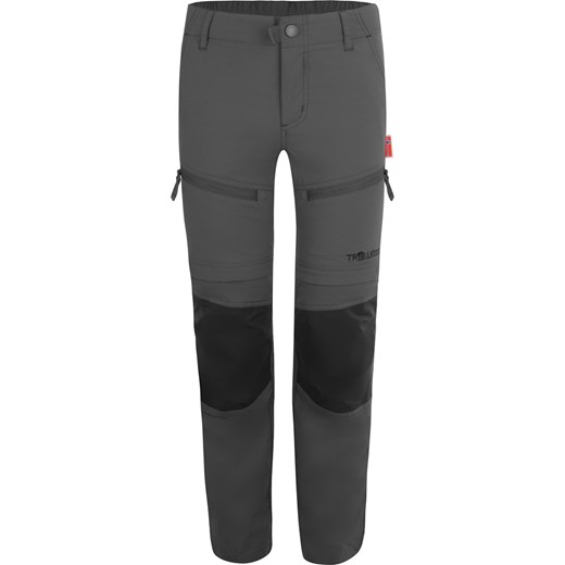Trollkids Spodnie trekkingowe Zipp-Off &quot;Nordfjord&quot; - Regular fit - w kolorze szarym ze sklepu Limango Polska w kategorii Spodnie chłopięce - zdjęcie 163818571