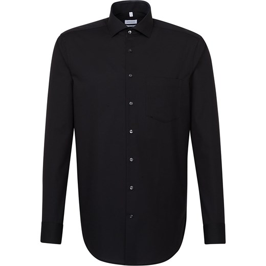 Seidensticker Koszula - Regular fit - w kolorze czarnym ze sklepu Limango Polska w kategorii Koszule męskie - zdjęcie 163819333