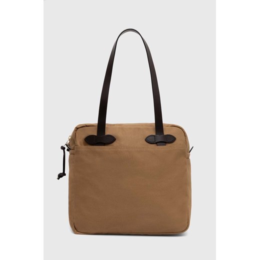 Filson torba Tote Bag With Zipper kolor beżowy FMBAG0005 ze sklepu PRM w kategorii Torby materiałowe - zdjęcie 163821063