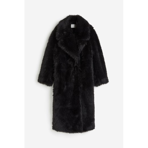 H & M - Puszysty płaszcz - Czarny H & M XXL H&M