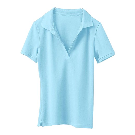 Heine Koszulka polo w kolorze błękitnym ze sklepu Limango Polska w kategorii Bluzki damskie - zdjęcie 163826534