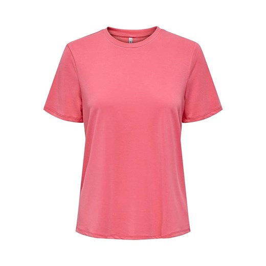 ONLY Koszulka &quot;Free Life&quot; w kolorze różowym ze sklepu Limango Polska w kategorii Bluzki damskie - zdjęcie 163829093