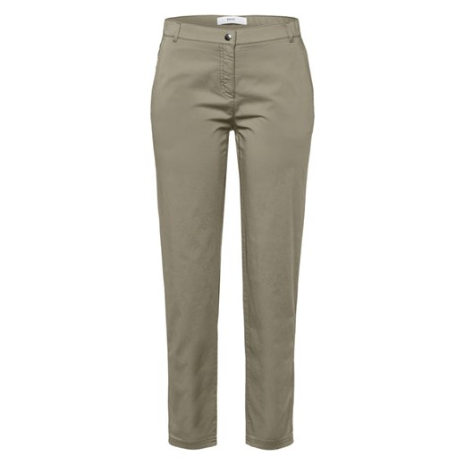 BRAX Spodnie chino &quot;Maron&quot; w kolorze khaki ze sklepu Limango Polska w kategorii Spodnie damskie - zdjęcie 163829914
