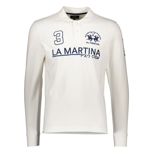 La Martina Koszulka polo w kolorze kremowym ze sklepu Limango Polska w kategorii T-shirty męskie - zdjęcie 163832030