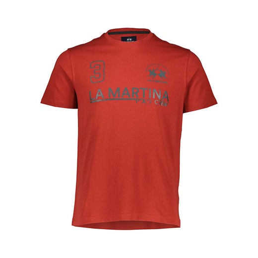 La Martina Koszulka w kolorze czerwonym ze sklepu Limango Polska w kategorii T-shirty męskie - zdjęcie 163832053