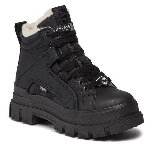 Workery damskie Buffalo na platformie wiązane 