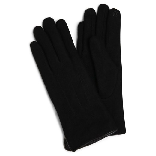 Melkonian Rękawiczki Kobiety Wełna czarny jednolity ze sklepu vangraaf w kategorii Rękawiczki damskie - zdjęcie 163840122