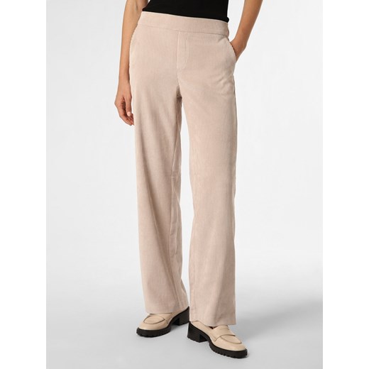 MAC Spodnie Kobiety piaskowy jednolity ze sklepu vangraaf w kategorii Spodnie damskie - zdjęcie 163840132