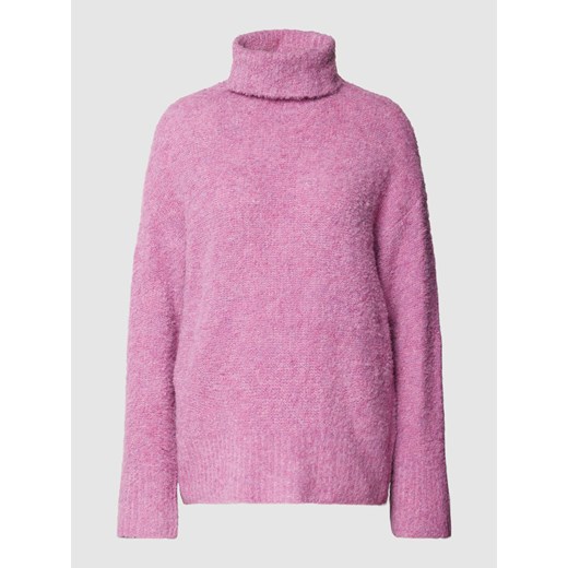 Sweter z dzianiny o kroju oversized z dodatkiem wełny model ‘NATHERINE’ Pieces M okazja Peek&Cloppenburg 
