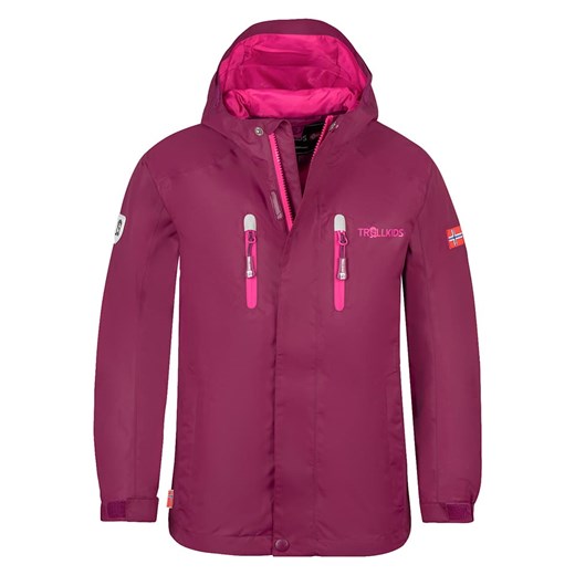 Trollkids Kurtka funkcyjna &quot;Sognefjord Pro&quot; w kolorze fioletowym ze sklepu Limango Polska w kategorii Kurtki dziewczęce - zdjęcie 163851201