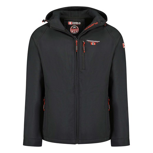 Canadian Peak Kurtka softshellowa &quot;Takiteak&quot; w kolorze czarnym ze sklepu Limango Polska w kategorii Kurtki męskie - zdjęcie 163851471