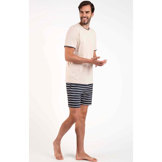 Piżama męska beżowa Italian Fashion