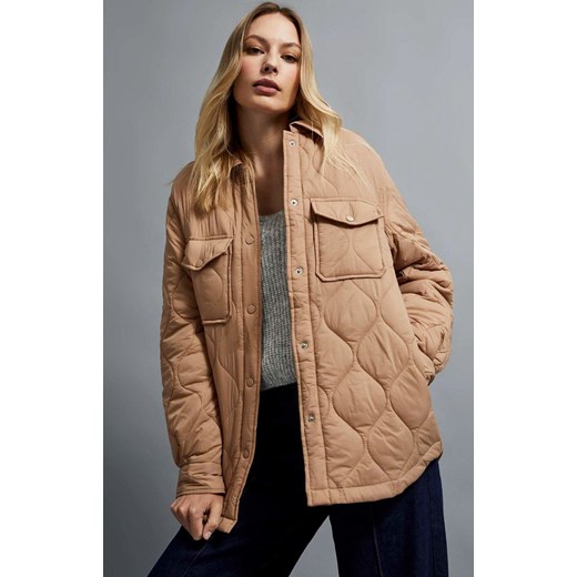 Kurtka damska Moodo.pl z poliamidu krótka casualowa 