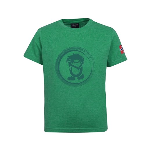 Trollkids Koszulka funkcyjna &quot;Trollfjord&quot; w kolorze zielonym ze sklepu Limango Polska w kategorii T-shirty chłopięce - zdjęcie 163854832