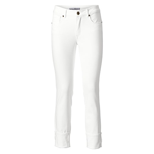 Heine Dżinsy - Slim fit - w kolorze białym Heine 42 Limango Polska okazyjna cena