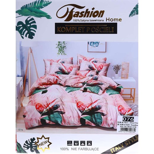 Różowy komplet pościeli Fashion Home 160x200 /H2-K1 15059 S390/ Pantofelek24 160x200 cm Pantofelek24.pl Jacek Włodarczyk