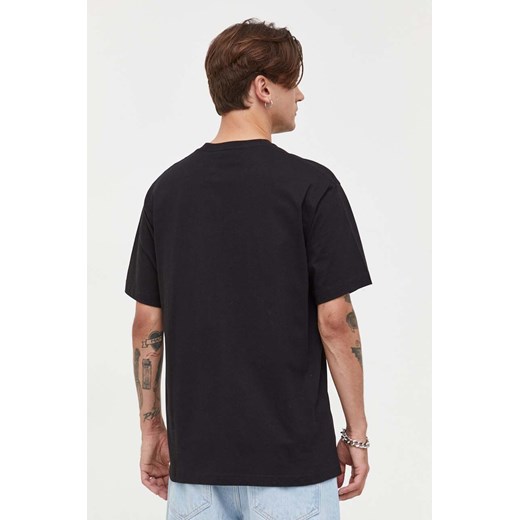 Vertere Berlin t-shirt męski z bawełny czarny młodzieżowy 
