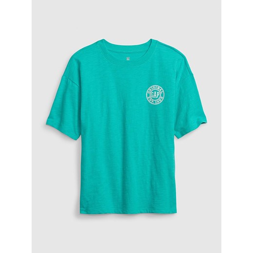 GAP Koszulka w kolorze turkusowym ze sklepu Limango Polska w kategorii T-shirty chłopięce - zdjęcie 163880771