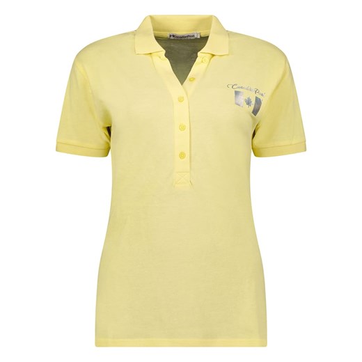 Canadian Peak Koszulka polo &quot;Koqueleak&quot; w kolorze żółtym ze sklepu Limango Polska w kategorii Bluzki damskie - zdjęcie 163881953
