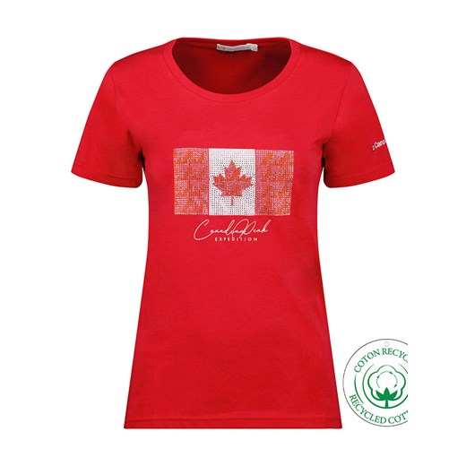 Canadian Peak Koszulka &quot;Jwildeak&quot; w kolorze czerwonym ze sklepu Limango Polska w kategorii Bluzki damskie - zdjęcie 163882420