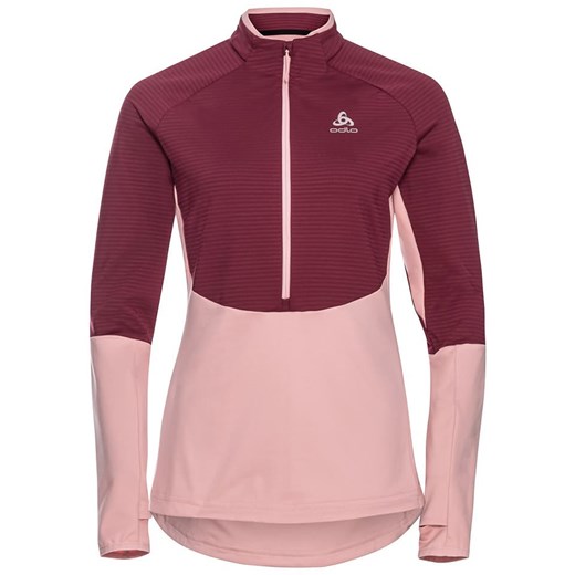 Odlo Bluza polarowa &quot;Sesvenna&quot; w kolorze bordowo-jasnoróżowym ze sklepu Limango Polska w kategorii Bluzy damskie - zdjęcie 163882513