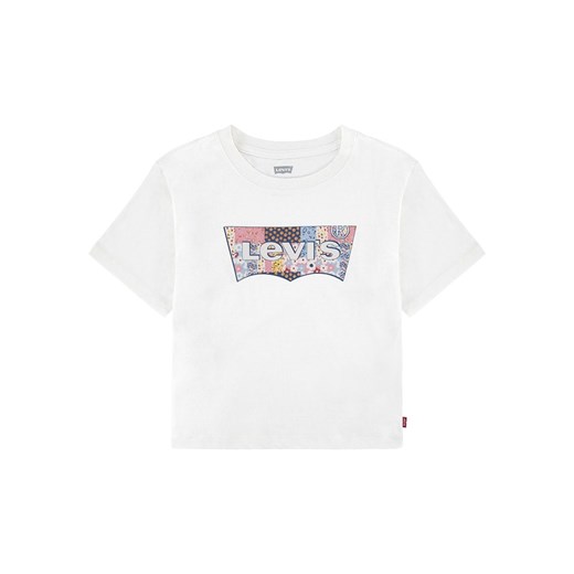 Levi&apos;s Kids Koszulka w kolorze białym ze sklepu Limango Polska w kategorii Bluzki dziewczęce - zdjęcie 163882892