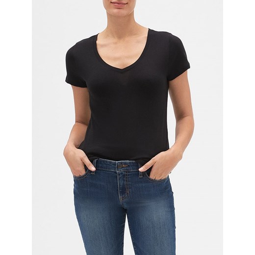 GAP Koszulka w kolorze czarnym ze sklepu Limango Polska w kategorii Bluzki damskie - zdjęcie 163884752