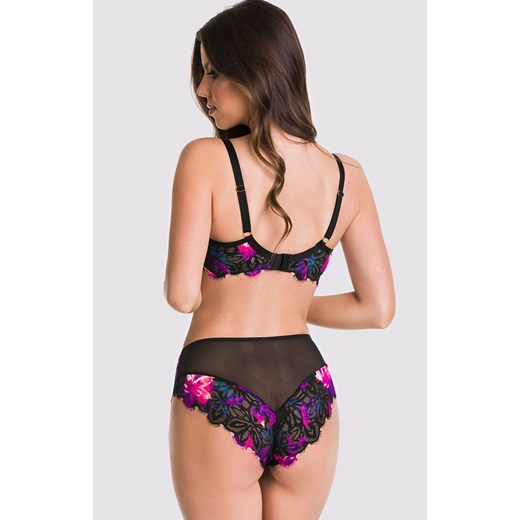 Figi damskie Venezia 19182, Kolor czarno-różowy, Rozmiar L, Mediolano ze sklepu Intymna w kategorii Majtki damskie - zdjęcie 163887043