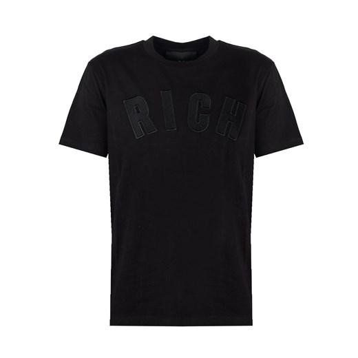 John Richmond T-Shirt "Tropik" | RMA22207TS | Mężczyzna | Czarny John Richmond M okazja ubierzsie.com