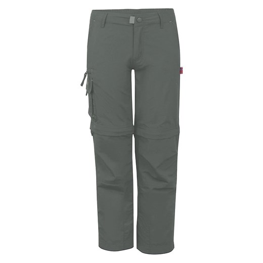 Trollkids Spodnie trekkingowe Zipp-Off &quot;Oppland&quot; - Regular fit - w kolorze khaki ze sklepu Limango Polska w kategorii Spodnie chłopięce - zdjęcie 163891120
