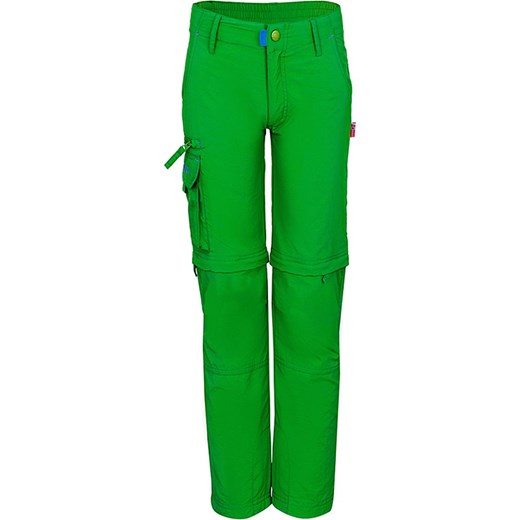 Trollkids Spodnie trekkingowe Zipp-Off &quot;Oppland&quot; - Slim fit - w kolorze zielonym ze sklepu Limango Polska w kategorii Spodnie dziewczęce - zdjęcie 163895564