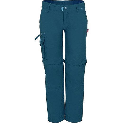 Trollkids Spodnie trekkingowe Zipp-Off &quot;Oppland&quot; - Regular fit - w kolorze niebieskim ze sklepu Limango Polska w kategorii Spodnie chłopięce - zdjęcie 163898940