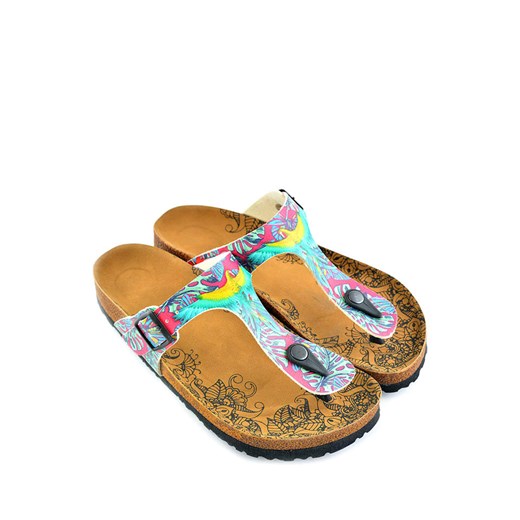 Calceo Japonki w kolorze różowo-turkusowym Calceo 37 wyprzedaż Limango Polska