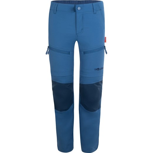 Trollkids Spodnie trekkingowe Zipp-Off &quot;Nordfjord&quot; - Regular fit - w kolorze niebieskim ze sklepu Limango Polska w kategorii Spodnie chłopięce - zdjęcie 163904752