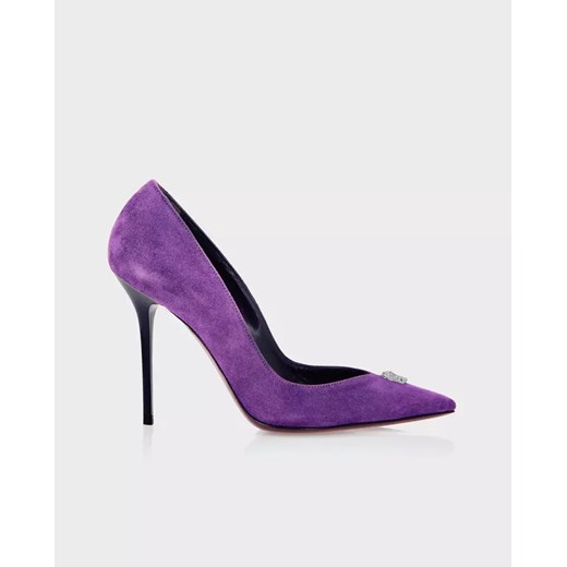 Philipp Plein Fioletowe szpilki Suede Decollecte rozmiar 37 39 Moliera2.com