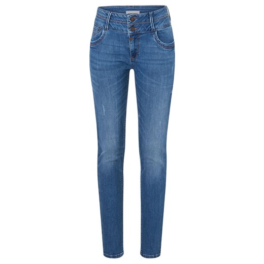 Timezone Dżinsy &quot;Enya&quot; - Skinny fit - w kolorze niebieskim ze sklepu Limango Polska w kategorii Jeansy damskie - zdjęcie 163930831