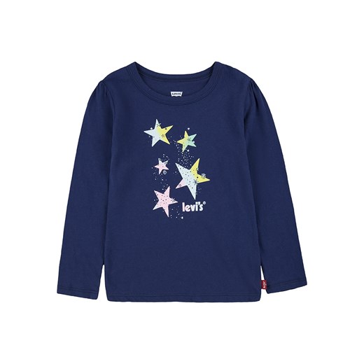 Levi&apos;s Kids Koszulka w kolorze granatowym ze sklepu Limango Polska w kategorii Bluzki dziewczęce - zdjęcie 163931571