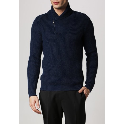 Sisley Sweter niebieski zalando czarny długie