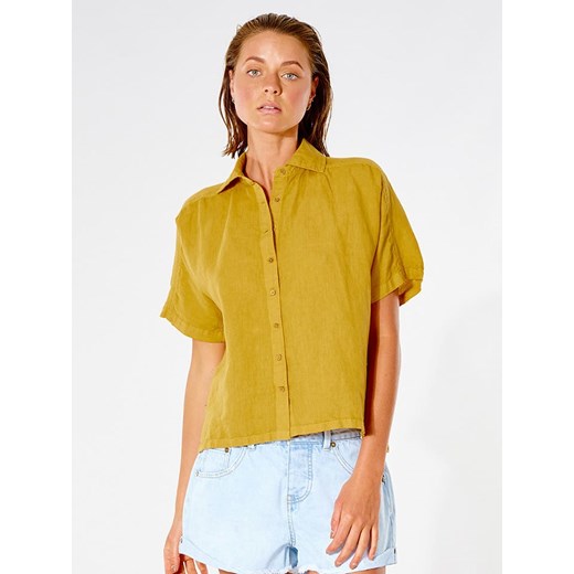 Rip Curl Bluzka w kolorze żółtym ze sklepu Limango Polska w kategorii Koszule damskie - zdjęcie 163932804