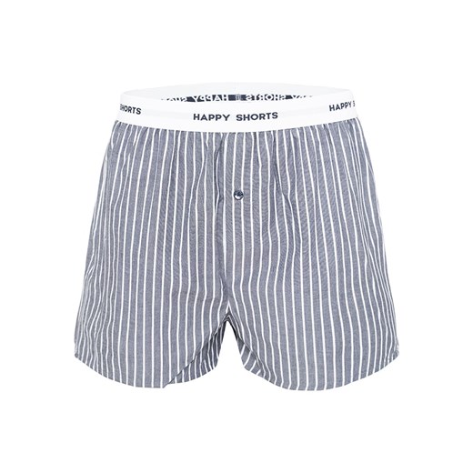 Happy Shorts Bokserki (3 pary) w kolorze granatowym i szarym Happy Shorts M okazyjna cena Limango Polska