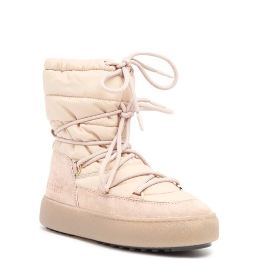 Moon Boot Śniegowce MOON BOOT LTRACK SUEDE NYLON | z dodatkiem skóry Moon Boot 39 promocyjna cena Gomez Fashion Store