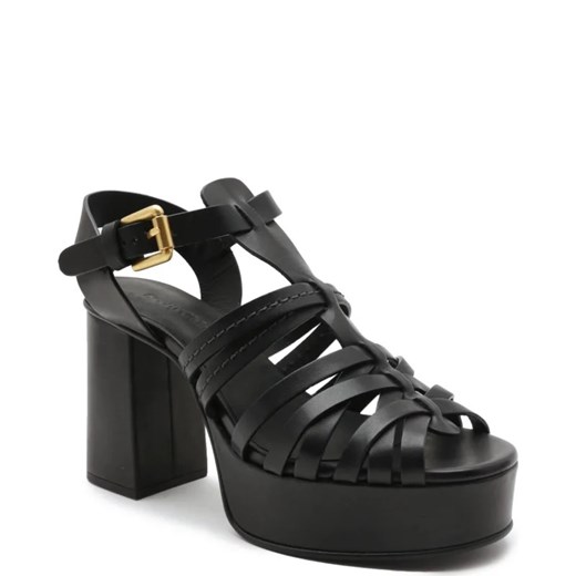 See By Chloé Skórzane sandały na słupku SIERRA ze sklepu Gomez Fashion Store w kategorii Sandały damskie - zdjęcie 163934771