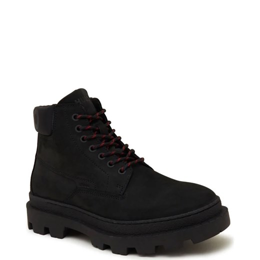 Buty zimowe męskie Hugo Boss jesienne z tworzywa sztucznego
