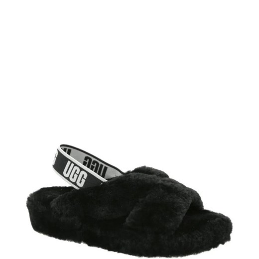 UGG Ocieplane obuwie domowe Fab Yeah Slide | z dodatkiem skóry ze sklepu Gomez Fashion Store w kategorii Kapcie damskie - zdjęcie 163934851