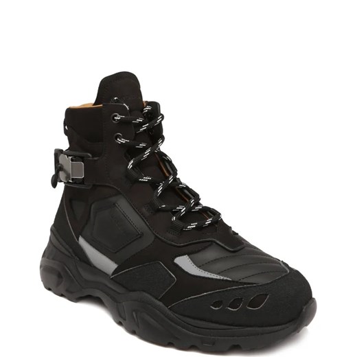 Buscemi Skórzane sneakersy Kombat high Buscemi 43 okazja Gomez Fashion Store