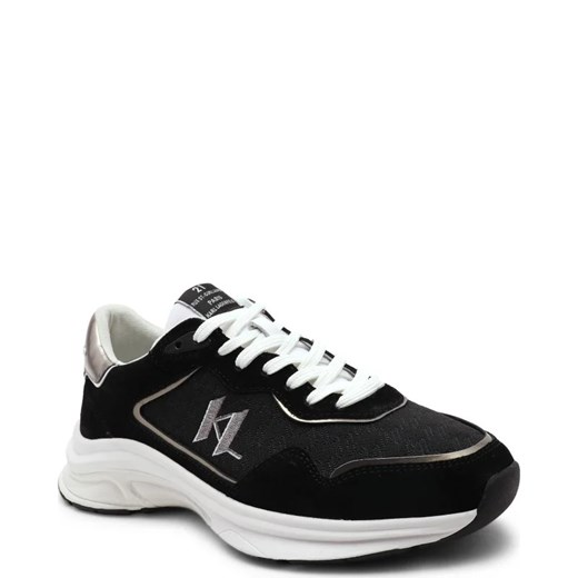 Karl Lagerfeld Sneakersy LUX FINESSE | z dodatkiem skóry ze sklepu Gomez Fashion Store w kategorii Buty sportowe męskie - zdjęcie 163934972