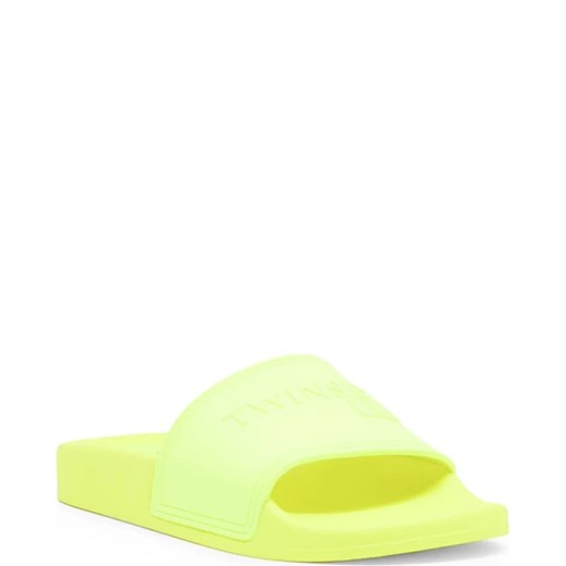 Klapki damskie Twin Set casual z tworzywa sztucznego płaskie bez zapięcia