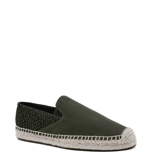 Hugo Boss espadryle męskie zielone casual