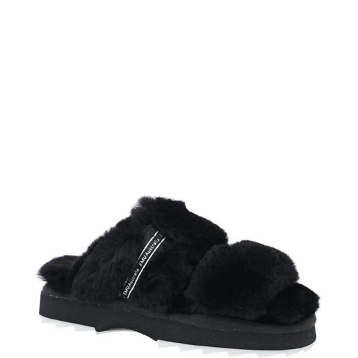 EMU Australia Wełniane obuwie domowe wobbegong | z dodatkiem skóry Emu Australia 38 wyprzedaż Gomez Fashion Store